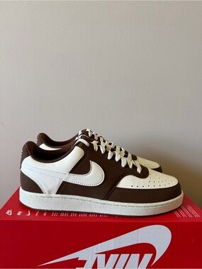 Nike Court Vision Low Cocoa Brown IM1652-101 Women’s Size 10